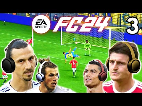 Zlatan & Maguire play FC 24 Vs. Ronaldo & Bale!