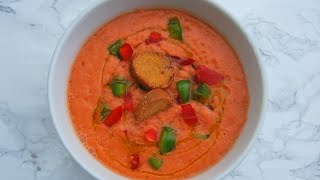 HOW TO MAKE GAZPACHO SOUP | Authentic Gazpacho Recipe | Cold Tomato Soup Recipe