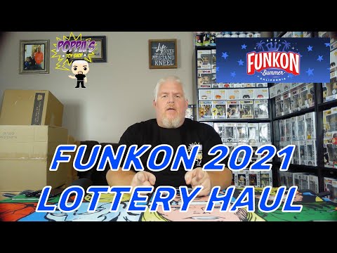 Funko Funkon Lottery Haul....Finally!!