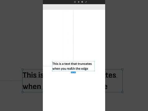 Truncate text effect in Figma