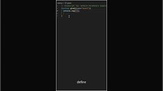 Use Default Parameters in JavaScript | Clean Function Tip