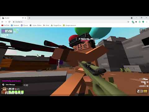 Krunker 1v1 with my friend