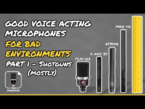 Good Voice Acting Microphones for Bad Environments - Part 1: Shotguns (MKH416 vs Deity 3S vs AT875R)