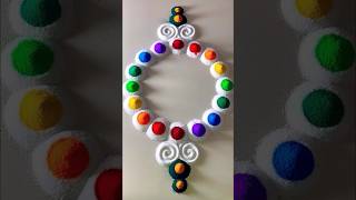 Rangoli designs for beginners #rangoli#rangolidesigns#rangoliforbeginners#shorts#diwalirangoli