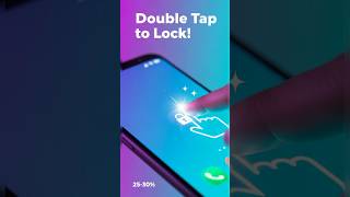 Enable Double Tap to Lock Screen | Hidden Android Feature! #androidtricks #shorts
