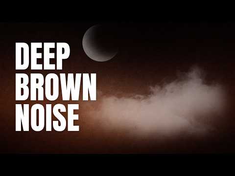Deep Brown Noise for Sleep, 70 Minutes of Dark Screen Study Relaxation