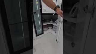 Modular Kitchen Corner Storage Solutions | Maximize Your Kitchen Organization #shorts