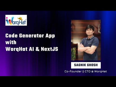 AI Code Generator App with WorqHatAI & NextJS