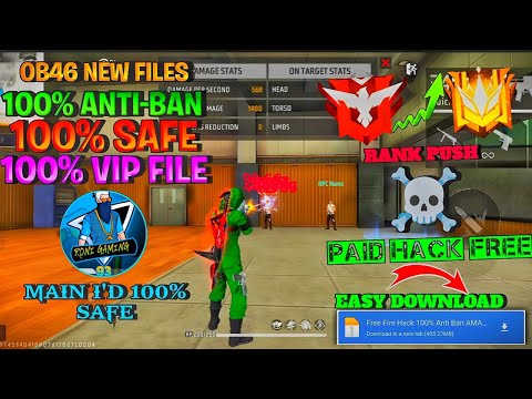 Free Fire Panel Live Gameplay 2024 ✅ | Headshot Hack Free Fire | Free Fire  Antiban Hack live
