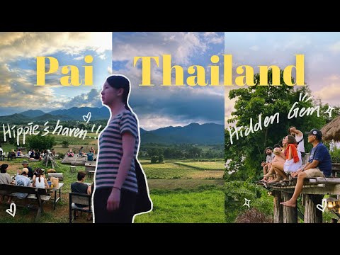 Hidden gem in Thailand🇹🇭 backpackers & hippies' paradise, weed first attempt, motorcycle crash - PAI