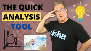 Excel Quick Tip: The Quick Analysis Tool