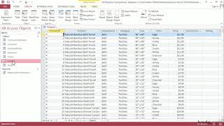 Access Tutorial - Creating queries with the Simple Query Wizard