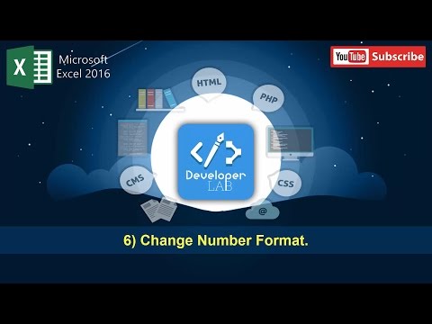 MS Excel 2016 Bangla Tutorial 6: Change Number Format in Excel