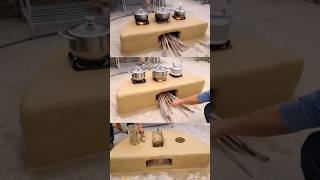 🌿 Primitive Tech Hack: Build a 3-in-1 Clay Wood Stove for Cooking, Heating & Survival! 🪓#viral