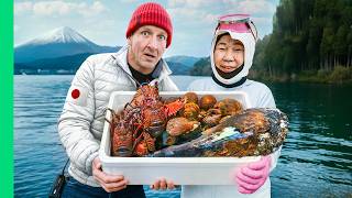Japanese Seafood Catch and Cook!! (Hand-caught lobster)