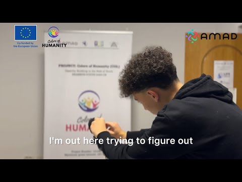 STORYTELLINGxAMAD on Colors of Humanity action, by Arbies Cani, youth worker