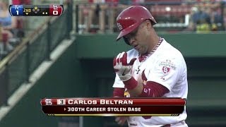 KC@STL: ベルトランが盗塁記録300/300クラブに加入