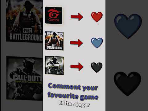 comment your favourite game 🎮🎯|| ❤️❣️❤️|| By : Editor Sagar||