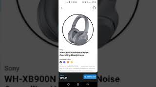 Sell Headphones Shop App - React Native UI Design