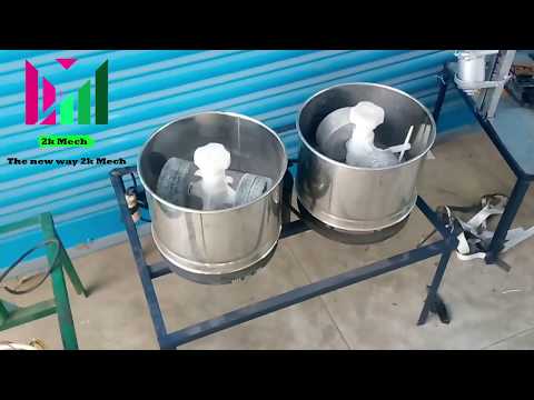Double drum wet grinder mini mechanical projects