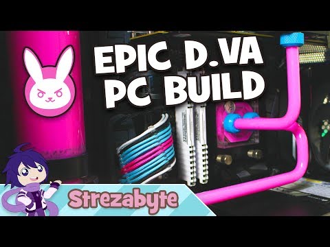 Epic Watercooled D.Va PC Build DONE! D.Va PC Build Log #5