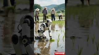​​Farmer's First Reaction to Planting Robot Is Priceless! #TechDisruption #ChangingTimes​