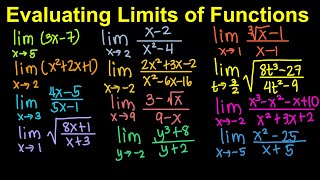Evaluating Limits | Basic Calculus/ Differential Calculus (Live Stream)