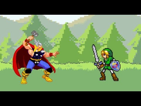 Link vs Thor - Legend of Zelda vs Marvel