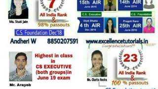 Doing C.S ??? Join 1 of the best  EXCELLENCE TUTORIAL- Ravi Singh(CS,CMA,LLB,MCOM)-8850207591