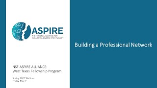 Building a Professional Network