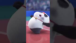 Even in last time little panda save and win #js #animation #funny #subscribe