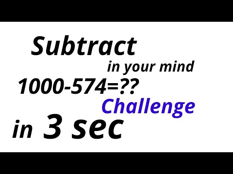 addition and subtraction tricks