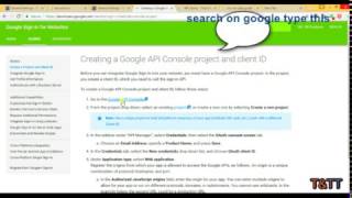 How to create google client ID