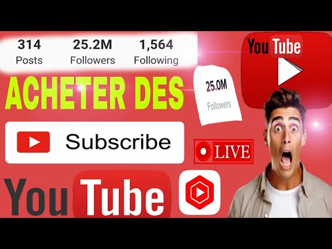 Le meilleur site pour acheter des followers yutube+4000 heure pas cher/gagné de l'argent 🤑