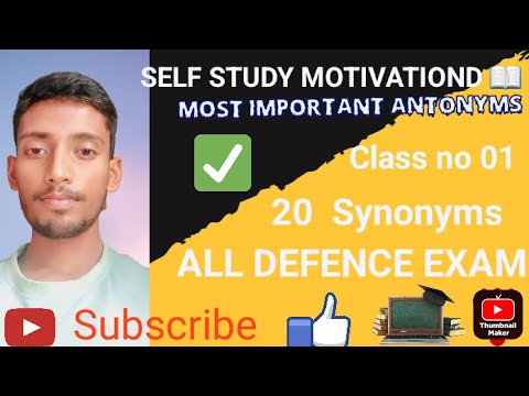 Synonyms top 20 questions all exam me puchejane vale