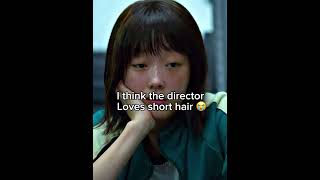 All best female players has short hair 😭 #squidgame3 #player222 #player067 #gaurd11 #player380