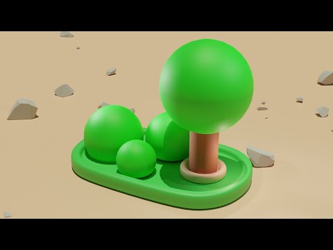 How to make a simple tree in Blender |beginners|