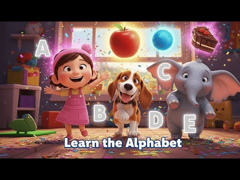 Learn the Alphabet | Magical ABC Phonics Song for Kids (A to E)
