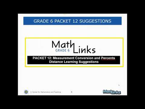 MathLinks Distance Learning Suggestions