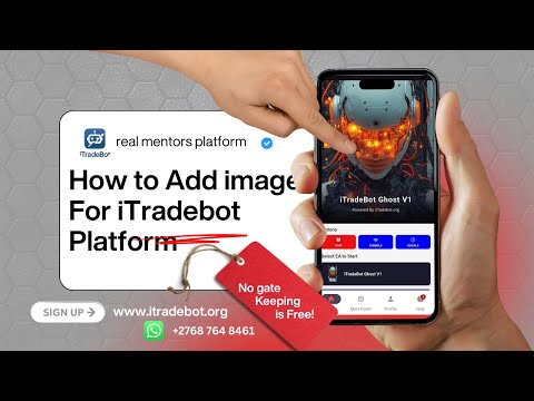 How to Add Image on Mobile Robot  - Itradebot.org Platform