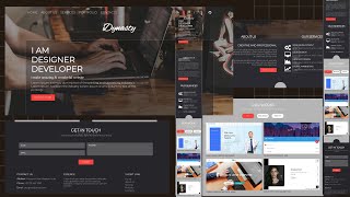 Dynasty - Developer and Designer portfolio static web page
