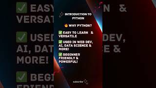 Python Day 1: Kickstart Your Coding Journey with Python! 🐍💡| #LearnPython #PythonProgramming