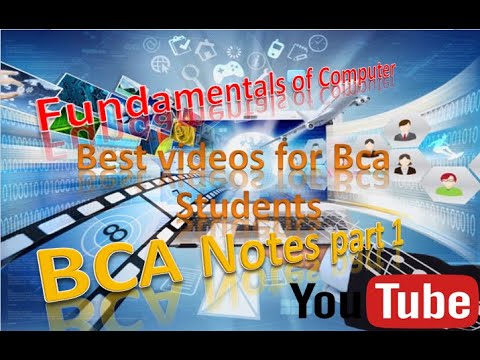 Fundamentals Of Computer / BCA Notes Part 1/ #Md technical world#