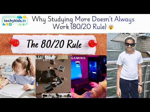 Why Studying More Doesn’t Always Work (80/20 Rule) 🤯 ⭐