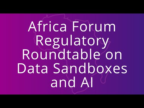 Africa Forum Regulatory Roundtable on Data Sandboxes and AI