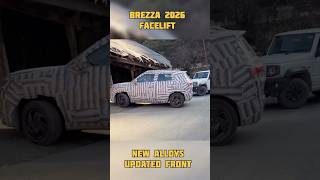 2026 Maruti Brezza Facelift SPOTTED Testing in Manali! New Alloys & Updated Front Look Revealed 🚨