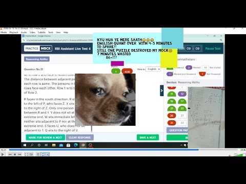 Practicemock RBI ASSISTANT Live mock test 4| Huge blunder| Share score| Mistakes to avoid