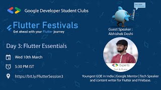 Flutter Essentials || #FlutterFestivals