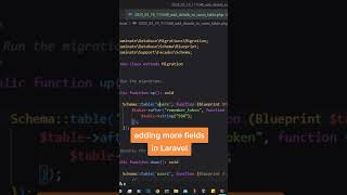 adding more fields in Laravel #laravel  #webdevelopment #development #tricks #tips #laraveldevelop