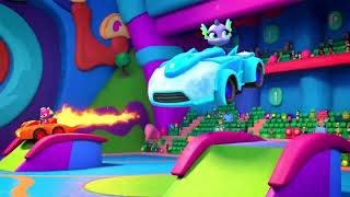 Cartoon Dragons Flamy Spark Dragon Frosty Snowdrop Neon Hover Tank Stunt